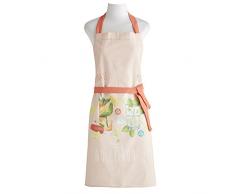Coucke Tablier Cocktails, Coton, Orange, 82x70 cm
