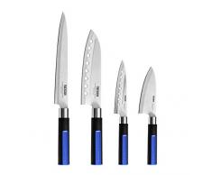 Monix Solid + Lot de 4 couteaux japonais en acier inoxydable de haute qualitÃ©
