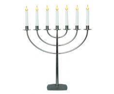 Star 104-94 Marcia Chandelier en LED 7 Lumières Acier Brossé Métal 56 x 46 cm