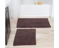 Lavish Home 2Â piÃ¨ces 100% Coton de Tapis rÃ©versible