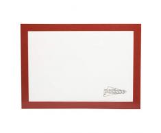 Patisse 1717 Tapis de Cuisson Silicone Rouge/Beige 42 x 30 cm