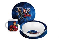 Star Licensing 45665Â Set de Table, Porcelaine, Multicolore, 3Â unitÃ©s