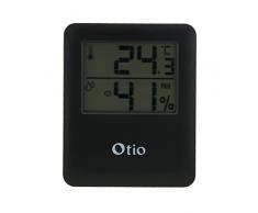 Otio - Thermomètre / Hygromètre magnétique Noir