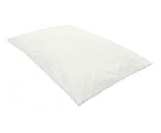 TAURO Drap housse microfibre biologique anti-acariens 155 x 220 cm