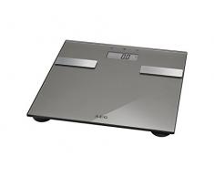 AEG BMG 5653 - Pèse personne - 7 en 1 - en Verre - Facile à  nettoyer - Capteur tactile - Titane