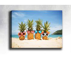 Bonamaison Peinture sur toile, multicolore, 50 x 70 cm - ConÃ§u et fabriquÃ© en Turquie