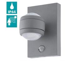 EGLO Applique murale extérieure en acier zingué 4 W Argenté