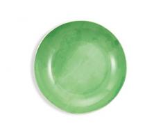 Villa dEste Home Tivoli 2197717 Aquarelle Assiette creuse en porcelaine Vert