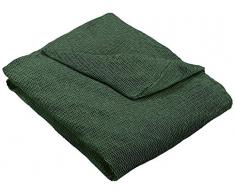 Housse élastique pour canapé de 2 places, modèle TUNEZ, vert bouteille, mesure depuis 120 à 190 cm