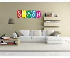 pinkelephant Autocollant Mural Comic 081 â Funny Scene Smash â Sticker Mural 58 x 19 cm
