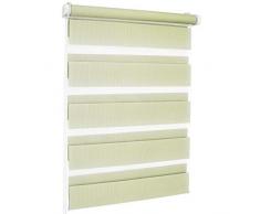 Rollmaxxx Store Enrouleur Standard Laisse Passer la lumiÃ¨re latÃ©rale, Polyester Acier ABS, Vert, 100 x 150 cm