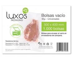 Luxos Packaging 330166 000 - Sac sous Vide, 30 x 40 cm, 1000 unité
