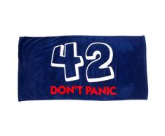getDigital Serviette de Bain et de Plage 42 Dont Panic - Indispensable Pour Tous les Voyageurs de la Galaxie - Bleue, 100% Coton, 140 x 70 cm, Certifiée Standard 100 Oeko-Tex