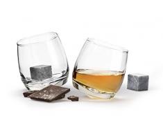 Sagaform Whisky Ensemble CadeauÂ âÂ en Verre, Clair, 9Â x 6Â x 9Â cm (Lot de 4Â unitÃ©s