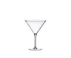 Kitchen Craft Barcraft Plastique Martini Verre à Cocktail, 250 ML (0,3 l) Clair,