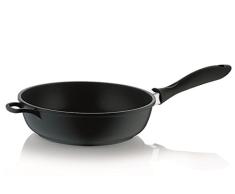 kela 11567 Sauteuse Kerros 24cm en Fonte daluminium, Cast, Noir, 24 cm
