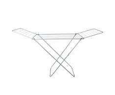 MSV 130040 Etendoir Ã Ailes Acier Vernis Gris/Argent 20 m