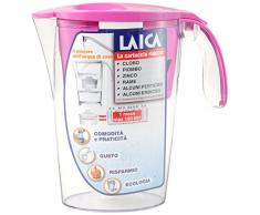 Laica L607702 Carafe deau filtrante, Plastique, Fuchsia, 28 x 8 x 7 cm
