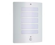 Brilliant 47698/05 Todd Applique Murale Extérieure avec Détecteur de Mouvement IP44 60 W E27 230 V Blanc