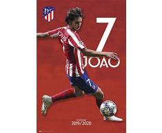 Erik Poster Atletico de Madrid 2019/2020 Joao Felix, Multicolore, 91, 5 x 61 cm