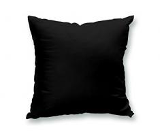 Soleil dOcre Housse de coussin 60x60 cm ALIX noir