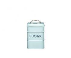 Kitchen Craft LNSUGARBLU Sucrier, Acier, Bleu Clair, 28 x 28 x 18 cm