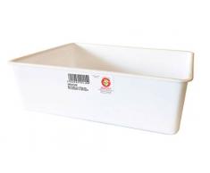 Palazzo Grande plast Bol Réfrigérateur 30 x 20 x 10 Boîtes Alimentaire, Blanc