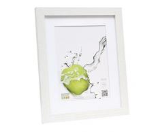Deknudt Frames S66KF1 - P1 - Basic Cadre Photo avec Passe-Partout Bois/MDF Blanc 30 x 40 cm