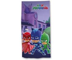 AYMAX S.P.R.L Serviette de Plage, 100% Coton, Bleu, 140x70cm