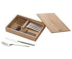 Villeroy & Boch NewWave Couverts Ã steak pour 6 personnes, 12 piÃ¨ces, Acier inoxydable