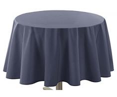 douceur dintérieur nappe ronde (0)180cm essentiel beton