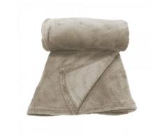 Today 232005 Plaid Moelleux Polyester Mastic 125 x 150 cm