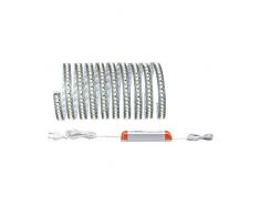 Paulmann 70588 Function MaxLED 1000 Kit de base LED bande 3m, 2700K Blanc chaud, 40W, 230/24V, 75VA, Argent