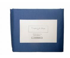 Comptoir du Linge dto1965 Lot de 2 Taies dOreiller Coton Bleu Délavé 63 x 63 cm