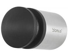 blomus 65353 Butée de Porte Entra 4cm, Acier Inoxydable, Argent/Noir, 0, 25 x 0,4 cm