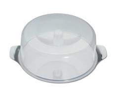 CHG 14021-07 Plat Ã Tarte 30cm aus en Acier Inoxydable avec Couvercle, Argent, 30 x 30 x 11 cm