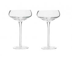 MIKASA Ciara Coupes Ã Champagne, Verre, Transparent, 2Â piÃ¨ces