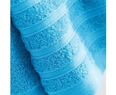 douceur dintérieur drap de bain 90 x 150 cm eponge vitamine turquoise