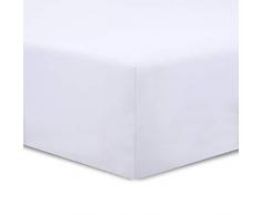 VISION du cot de la nuit Drap housse, Blanc, 180_x_200_cm