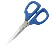 Kai V5135 Ciseaux Ã Broder, Acier Inoxydable, Bleu, 13,5 x 6,5 x 1 cm