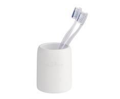 Wenko 22616100 Gobelet The Collection Blanc, Polyrésine, 8,3 x 8,3 x 10,2 cm