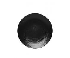 DEGRENNE - Modulo Nature Pierre de Lave Lot de 6 assiettes creuse calotte ronde 21 cm