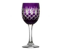 Crystaljulia 10588 Verre à vin en cristal de plomb 170 ml