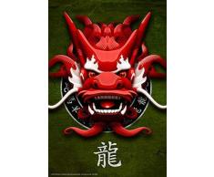 Empire 30665 TÃªte de dragon chinois Poster env. 91,5 x 61 cm