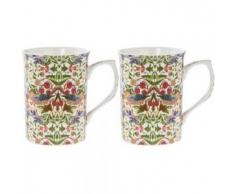 Lesser & Pavey LP93436 Lot de 2 Gobelets Fraise Blanc