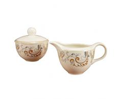 Creatable, 16658, Palacio, Cremier et sucrier 2 piÃ©ces, Porcelaine, Multicolore, 27 x 15 x 13,25 cm