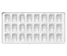 Ibili 799404 Conico Moule pralinÃ© Rectangulaire Polycarbonate Clair 30 x 14 x 2 cm