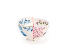 SELETTI Bol Ã Fruits en Porcelaine Hybrid-Cloe Ã cm.10,5Â H. 5.7