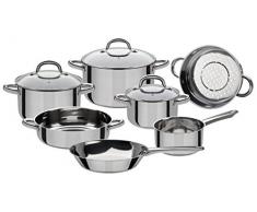 GSW 990097 Montreal Batterie de Cuisine en Acier Inoxydable 10Â piÃ¨ces 24Â cm ArgentÃ©