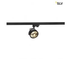 KALU TRACK QPAR111 spot, noir, adaptateur 3 allumage inclus